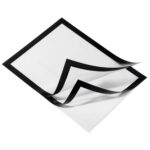 Cornice espositiva Duraframe - A4 - 21 x 29,7 cm - nero - Durable - conf. 10 pezzi - immagine 2