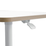 Scrivania Compatta pneumatica Sit-Stand - mobile - 80 x 60 x 75-114 cm - bianco - Leitz - immagine 2