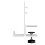 Pannello forato grande - per scrivanie compatte Sit-Stand - con supporto PC/Smartphone, portapenne e gancio - 80 x 25 x 0,8 cm - gri gio chiaro - Leitz - immagine 2
