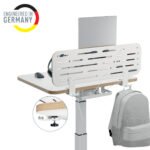 Pannello forato grande - per scrivanie compatte Sit-Stand - con supporto PC/Smartphone, portapenne e gancio - 80 x 25 x 0,8 cm - gri gio chiaro - Leitz - immagine 6