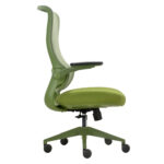 Seduta operativa ergonomica Aurora c/braccioli regolabili verde Unisit - immagine 2