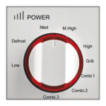 Forno a microonde - con cottura combinata - 20 L - bianco/rosso - Girmi - immagine 4