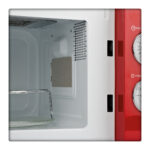 Forno a microonde vintage - con cottura combinata - 20 L - rosso - Girmi - immagine 2
