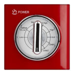 Forno a microonde vintage - con cottura combinata - 20 L - rosso - Girmi - immagine 5