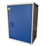 Cassetta portacellulare - 30 posti - 30 x 23 x 40 cm - grigio/blu - Metalplus - immagine 3