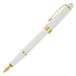 Penna stilografica Bailey Light - punta M - fusto bianco/oro - Cross - immagine 2