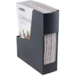 Portariviste Green2desk - in PS riciclato - 30 x 25,8 cm - dorso 9 cm - nero - Fellowes - immagine 2