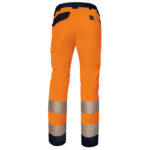 Pantalone multitasche alta visibilità M2PA3S - taglia L - arancio fluo - Deltaplus - immagine 2