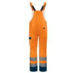 Salopette alta visibilità M1SA2HV - taglia XL - arancio fluo - Deltaplus - immagine 2