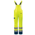 Salopette alta visibilità M1SA2HV - taglia L - giallo fluo - Deltaplus - immagine 2