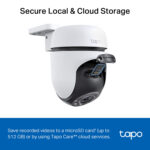 Telecamera Tapo TC41 - Wi-Fi 2K - uso in esterno a colori - Tp-Link - immagine 2