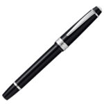 Penna stilografica Bailey Light - punta M - fusto nero/cromo - Cross - immagine 2