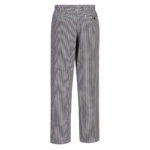 Pantaloni cuoco Bromley - taglia M - quadretti neri - Portwest - immagine 2