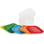 Contenitori alimenti –  203 x 137 x 64 mm – 850 ml - PP - Perfetto – conf. 5 pezzi - immagine 2
