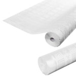 Tovaglia damascata - in rotolo - 1,18 x 25 m - carta - bianco - Pro Nappe - immagine 2