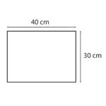 Tovaglietta monouso Floral - 30 x 40 cm - carta - avana - Pro Nappe - conf. 400 pezzi - immagine 3