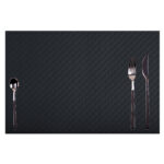 Tovaglietta monouso Tiss Lack - 30 x 40 cm - carta - nero - Pro Nappe - conf. 500 pezzi - immagine 3