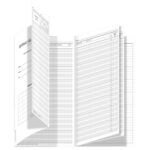 Registro del Professore (6 classi) - 31 x 17 cm - 3225PS000G - Data Ufficio - immagine 2