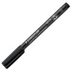 Pennarello Lumocolor Permanent 313 - punta 0,4 mm - nero - Staedtler - immagine 2