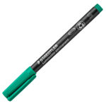 Pennarello Lumocolor Permanent 313 - punta 0,4 mm - verde - Staedtler - immagine 2