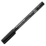 Pennarello Lumocolor Permanent 318 - punta 0,6 mm - nero - Staedtler - immagine 2