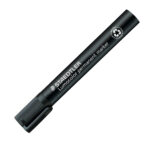 Marcatore Lumocolor Permanent 350 - punta a scalpello - tratto 2 - 5 mm - nero - Staedtler - immagine 2