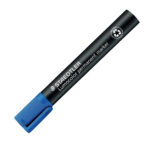 Marcatore Lumocolor Permanent 350 - punta a scalpello - tratto 2 - 5 mm - blu - Staedtler - immagine 2