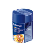 Temperamatite Noris - con contenitore - 2 fori - foro Ø 8,2 - 10,2 mm - blu - Staedtler - immagine 2