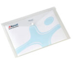 Busta con bottone Pull - A4 - PP - trasparente - King Mec - immagine 2