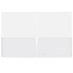 Cartella con doppia tasca Full - A4 - PP - trasparente - King Mec - immagine 2