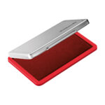 Cuscinetto per timbri - 7 x 11 cm - rosso - Pelikan - immagine 2