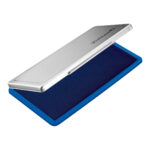 Cuscinetto per timbri - 9 x 16 cm - blu - Pelikan - immagine 2