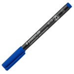 Pennarello Lumocolor Permanent 313 - punta 0,4 mm - blu - Staedtler - immagine 2