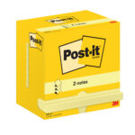 Blocco Post-it Super Sticky Z Notes - R350 - 76 x 127 mm - giallo Canary - 100 fogli - Post-it - immagine 2