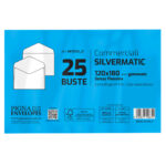 Busta Busta Silver Matic FSC - senza finestra - gommata - 12 x 18 cm - 80 gr -  bianco - Pigna Envelopes - conf. 25 pezzi - immagine 2