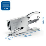 Cucitrice a pinza Rapid Classic K1+ - acciaio cromato - Rapid - immagine 2
