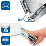 Cucitrice a pinza Rapid Classic K1+ - acciaio cromato - Rapid - immagine 4