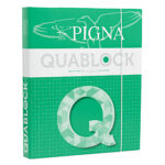 Raccoglitore Quablock - A4 - 4 anelli tondi 30 mm - dorso 4 cm - Pigna - immagine 2