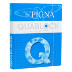 Raccoglitore Quablock - A4 - 4 anelli tondi 30 mm - dorso 4 cm - Pigna - immagine 5
