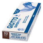 Pastello Supermina - mina 4 mm - marrone 32 - Giotto - immagine 2