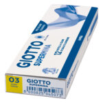 Pastello Supermina - mina 4 mm - giallo 03 - Giotto - immagine 2