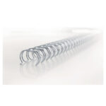Dorsi spirale - metallo - 34 anelli passo 3:1 - 6,3 mm - bianco - GBC - scatola 100 pezzi - immagine 2