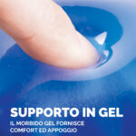 Poggiapolsi da tastiera - gel - blu trasparente - Fellowes - immagine 3