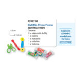Pasta modellabile DiDò medio - DiDò - secchiello 8 salsicciotti con attrezzi - immagine 2