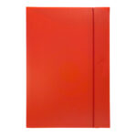 Cartella progetto con elastico - 24 x 35 cm - dorso 3 cm - rosso - Fellowes - immagine 2