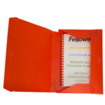 Cartella progetto con elastico - 24 x 35 cm - dorso 3 cm - rosso - Fellowes - immagine 3