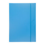 Cartella progetto con elastico - 24 x 35 cm - dorso 3 cm - azzurro - Fellowes - immagine 2