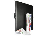 Raccoglitore Sanremo 2000 - 50 x 70 cm - 4 anelli a R 30 mm - dorso 3 cm - nero - Sei Rota - immagine 2