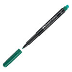 Pennarello Multimark universale permanente con gomma - punta media 1,0mm - astuccio 4 colori - Faber-Castell - immagine 5
