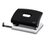 Perforatore 1270 - max 16 fogli - 2 fori - passo 8 cm - colori assortiti - Lebez - immagine 4